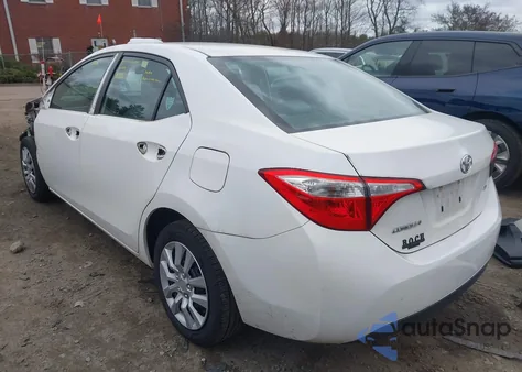2014 Toyota Corolla Le from USA, damaged, VIN 2T1BURHE4EC178198